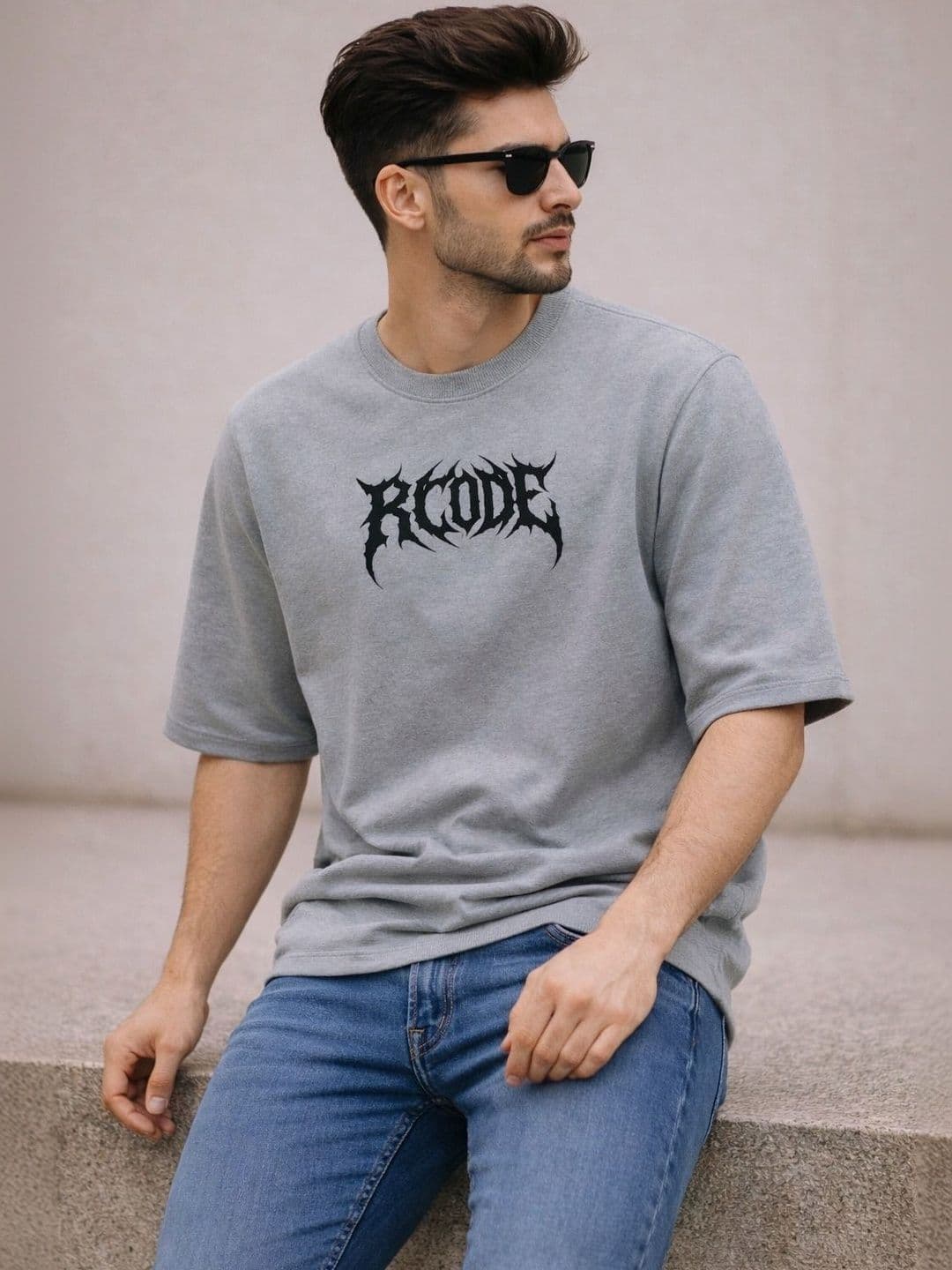 R.Code by The Roadster Life Co. Men Printed T-shirt - view 1
