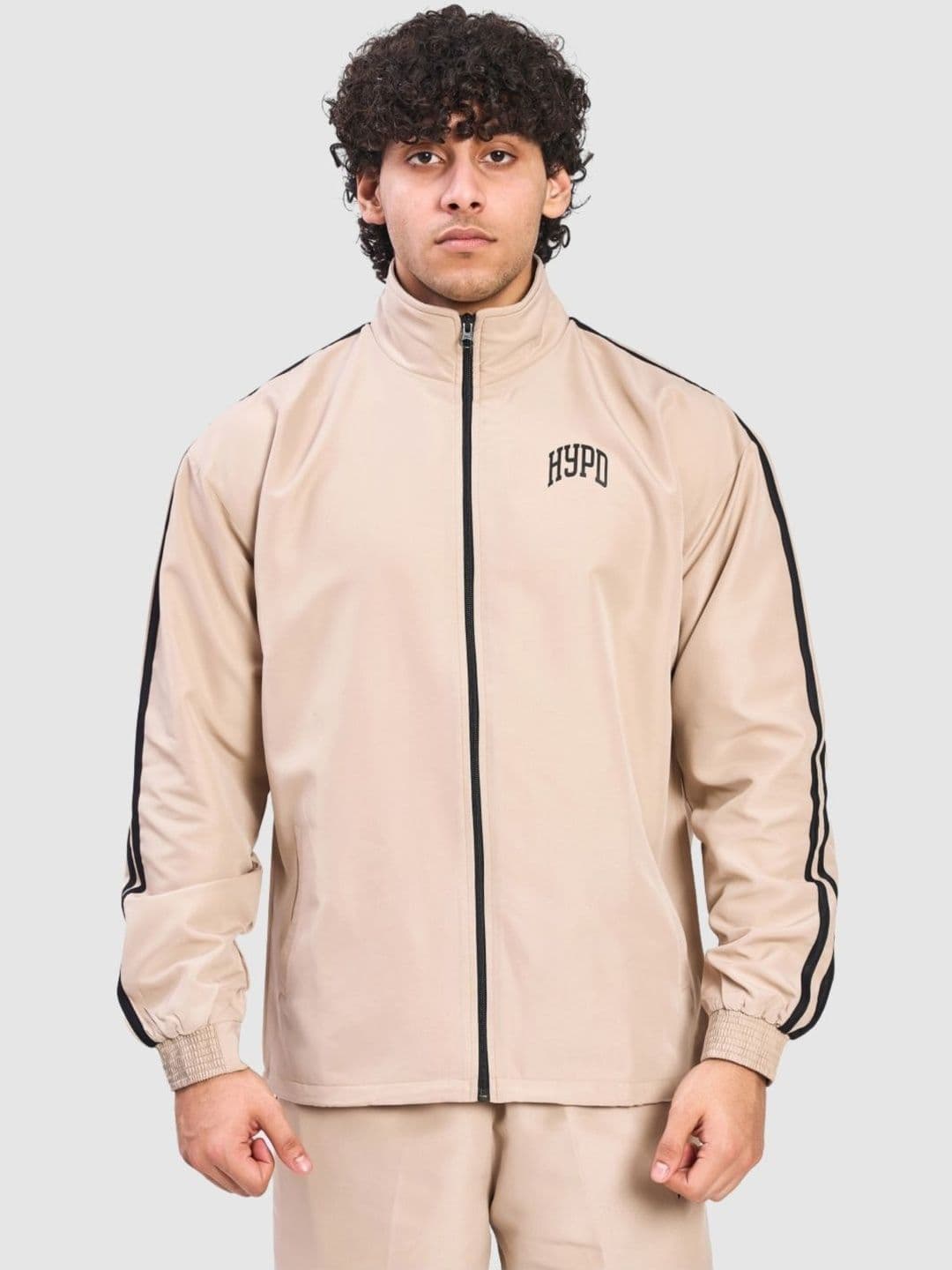 HYPD Men Brand Logo Colourblocked Lightweight Sporty Jacket - view 1
