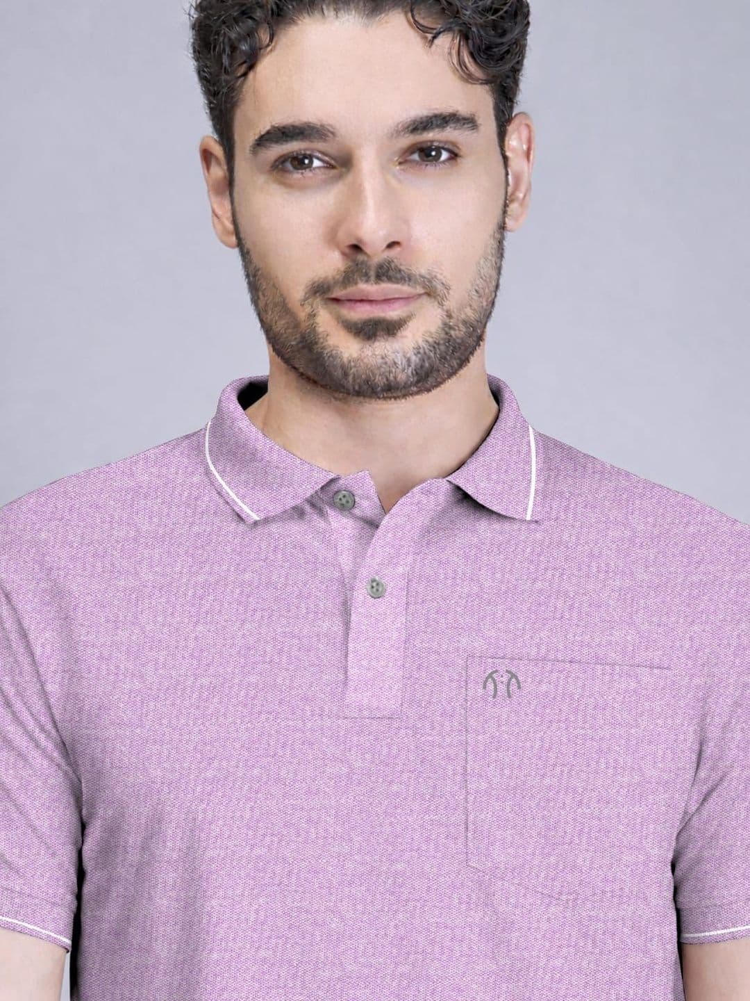Triptee Men Polo Collar Pockets T-shirt - view 1