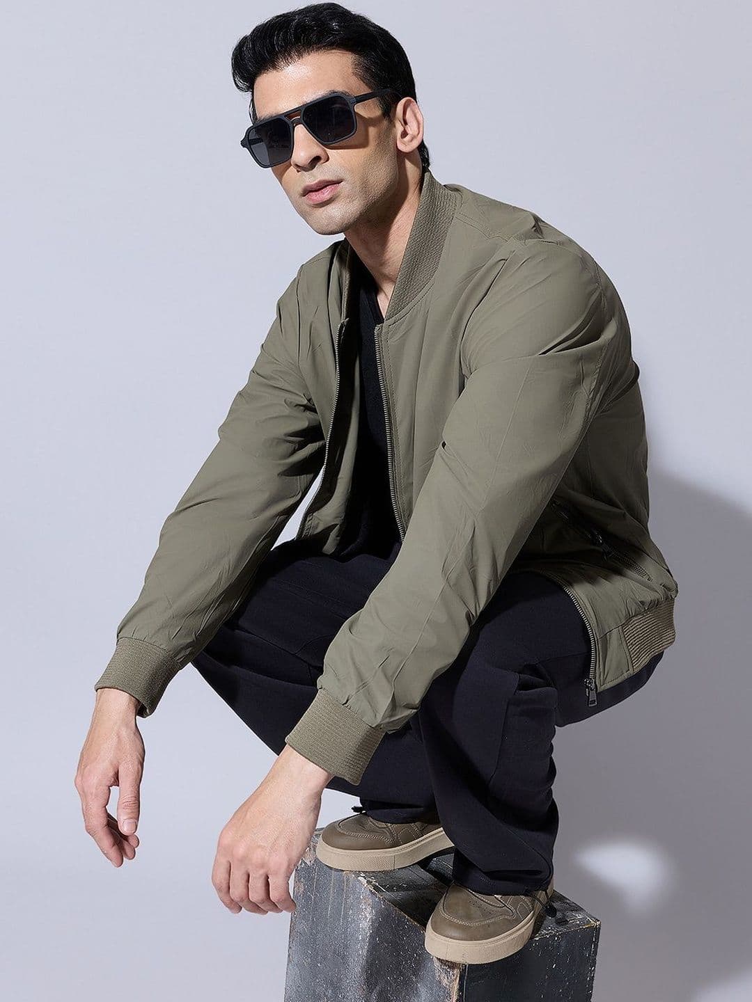 SHOWOFFFF Men Water Resistant Outdoor Open Front Jacket - view 1