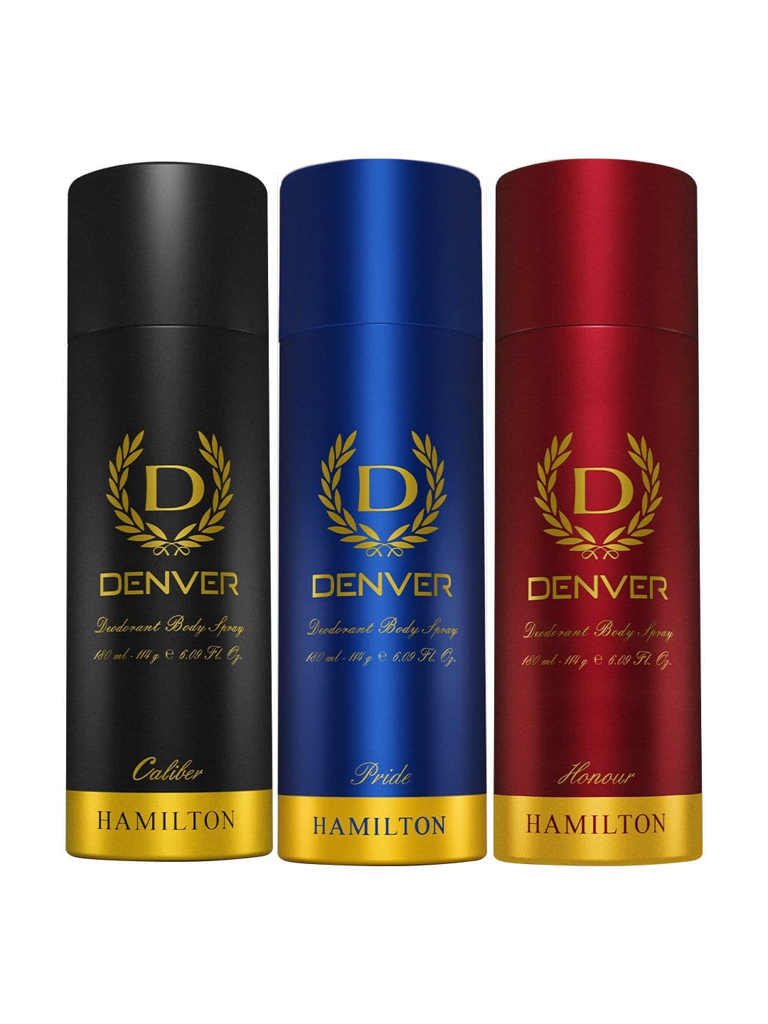 Denver Men Set of Caliber - Pride - Honour Deodorants - 180 ml each - view 1