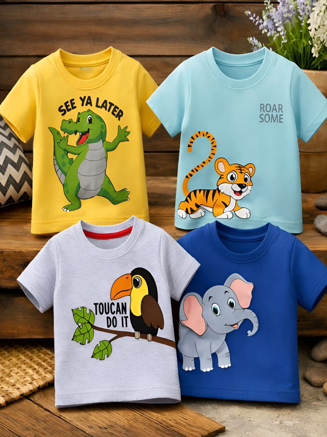 PY PINKYOU Boys Cotton Tshirts - view 1