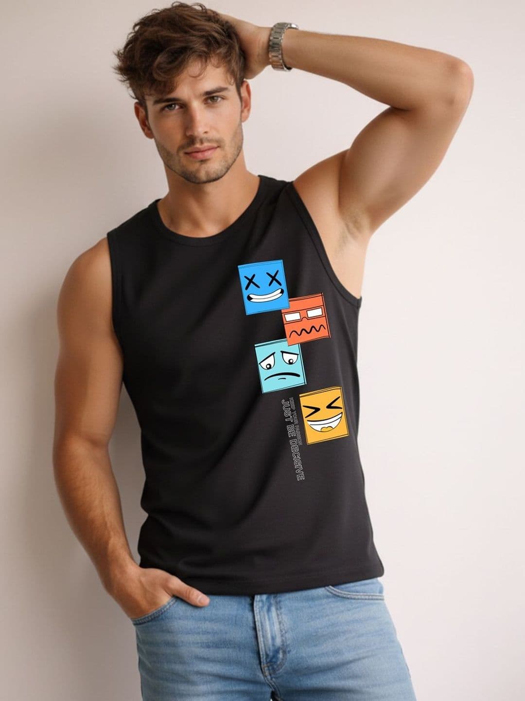 SLOWLORIS Printed Assorted Cotton Tank - view 1