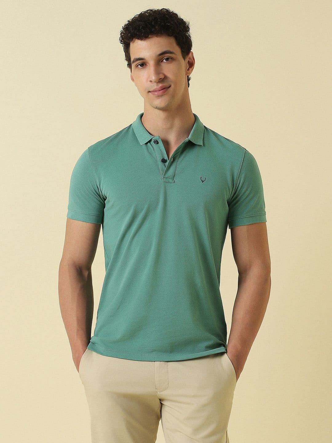 Allen Solly Men Polo Collar T-shirt - view 1