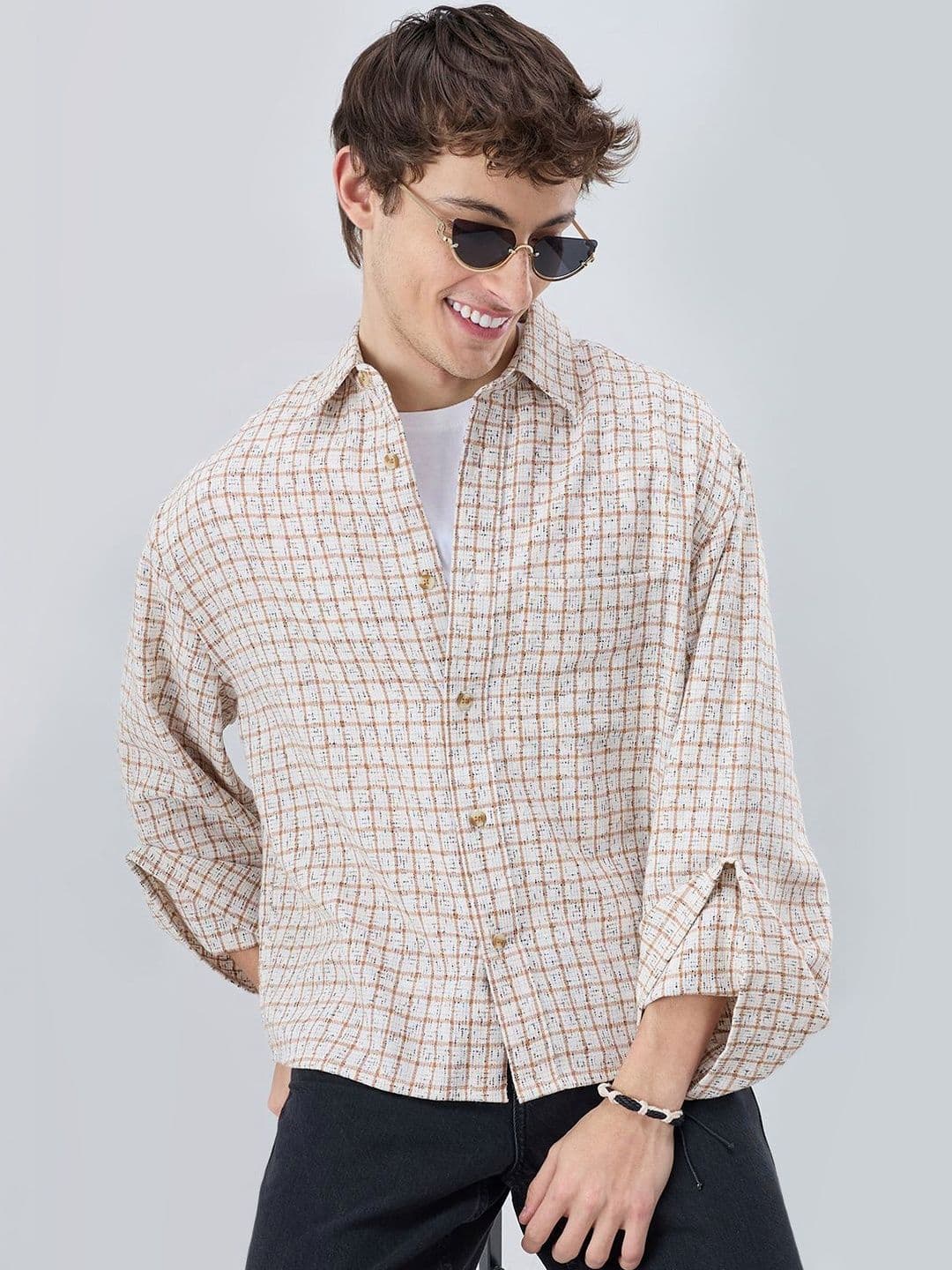 VASTRADO Men Classic Boxy Casual Shirt - view 1