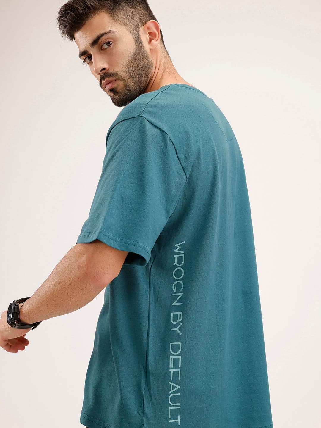 WROGN Comfort Fit Knitted Pure Cotton T-shirt - view 1