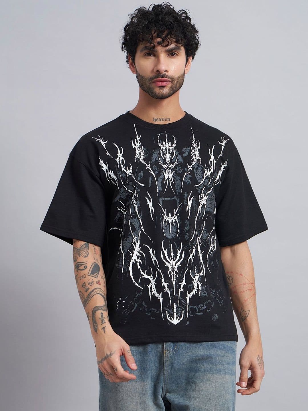 ZEN1 FASHION Men Oversized Graphic T-shirt - view 1