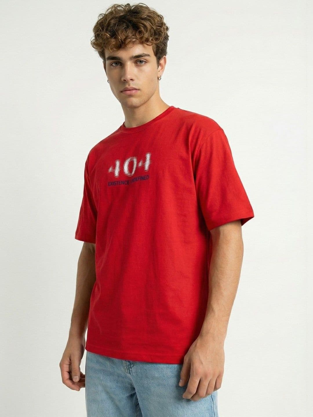 glitchez Men Typography Printed T-shirt - view 1