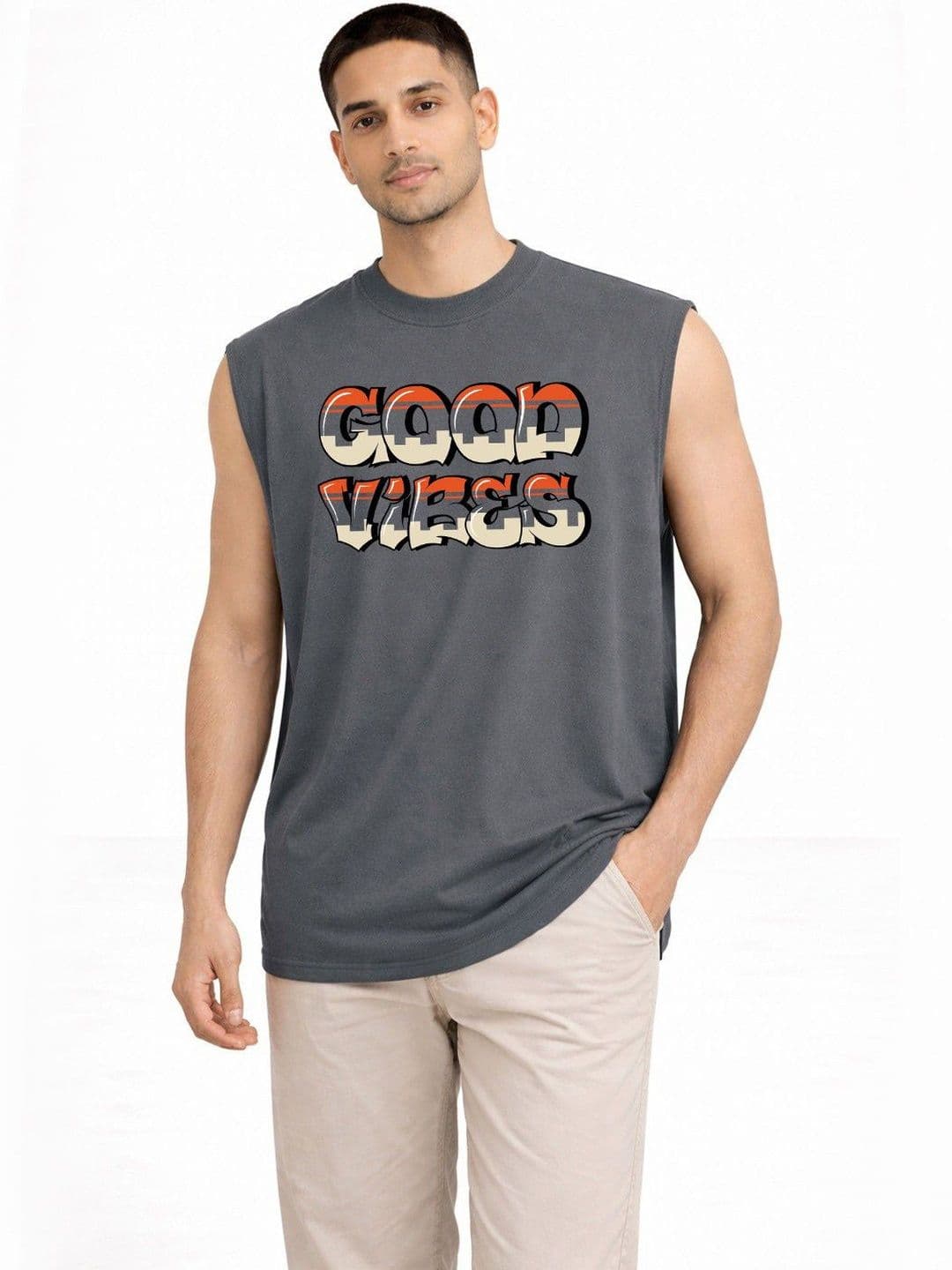 Organic Chics Printed Cotton Tank - view 1