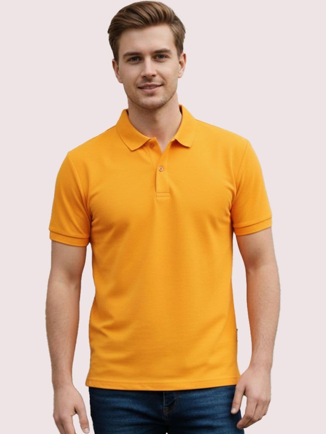 Greylongg Men Polo Collar T-shirt - view 1