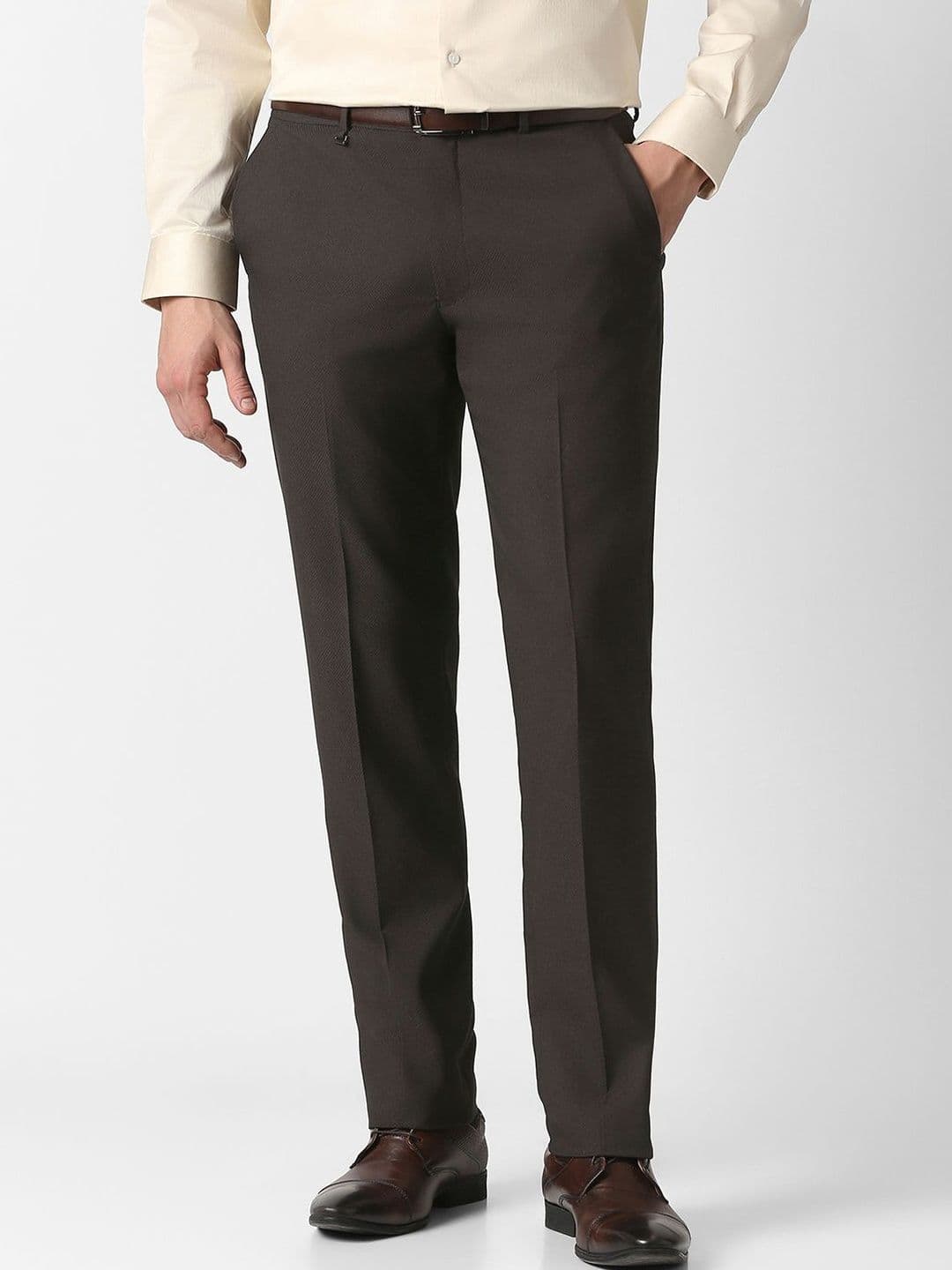 Van Heusen Men Slim Fit Trousers - view 1
