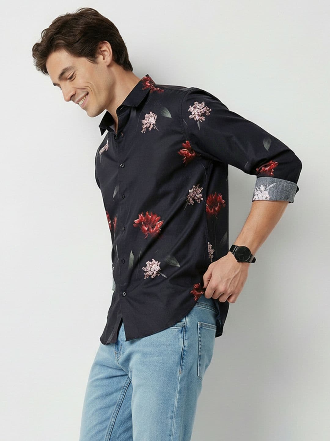 Mast & Harbour Men Floral Printed Casual Shirt - view 1