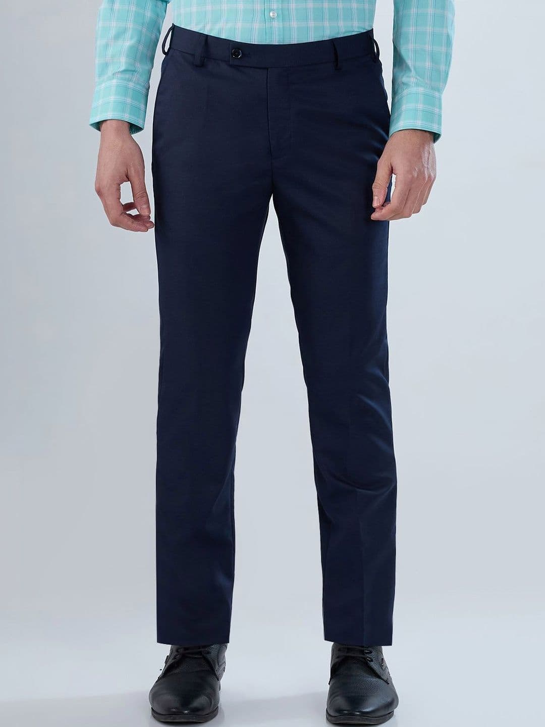 Park Avenue Men Smart Slim Fit Easy Wash Trousers - view 1