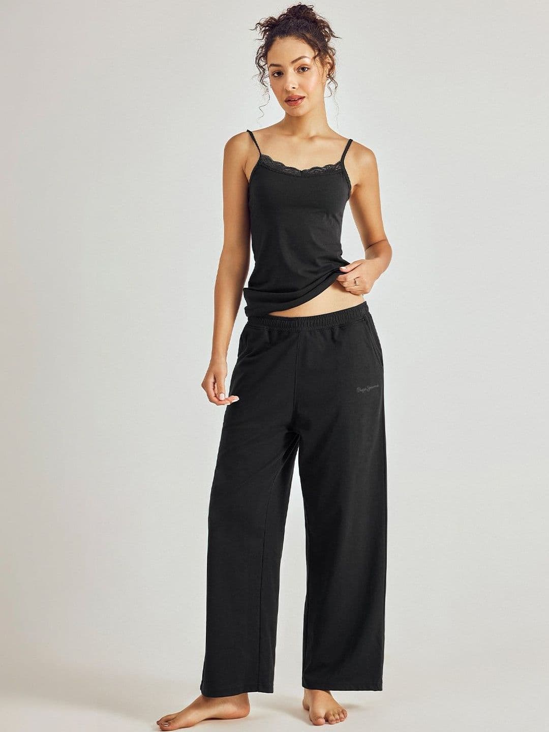 Pepe Jeans Cotton Mid-Rise Lounge Pants - view 1