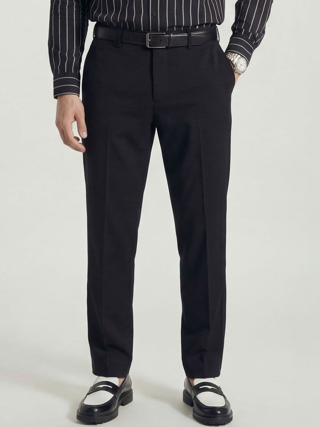 HIGHLANDER Men Slim Fit Easy Wash Trousers - view 1