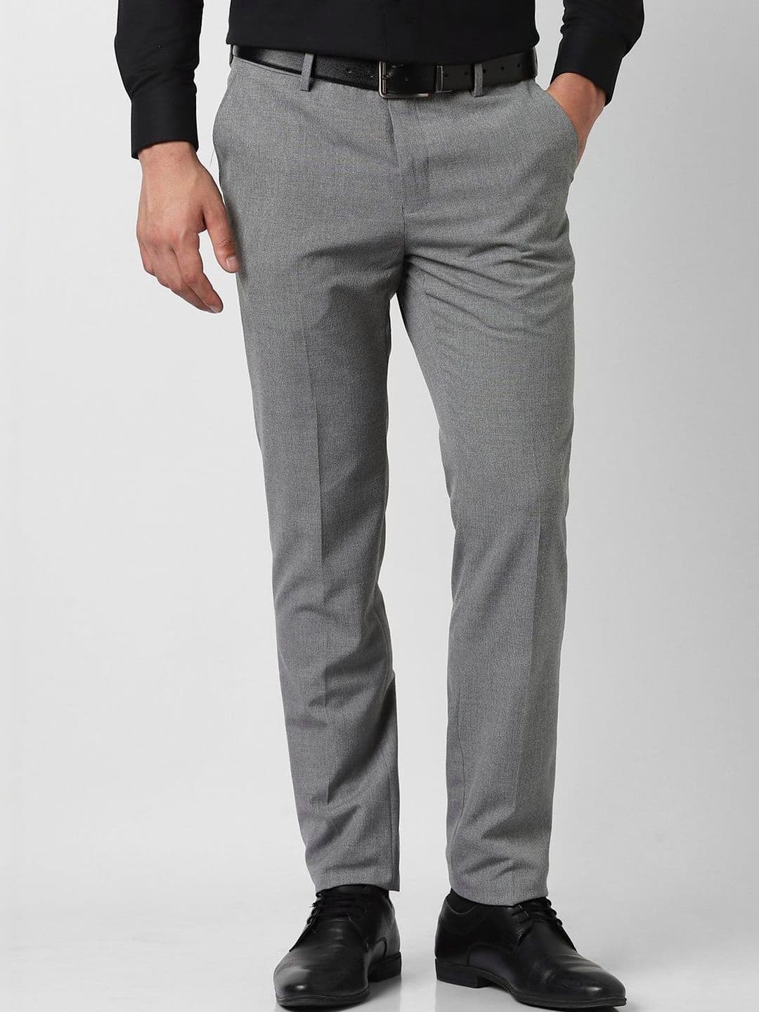 Peter England Men Slim Fit Trousers - view 1
