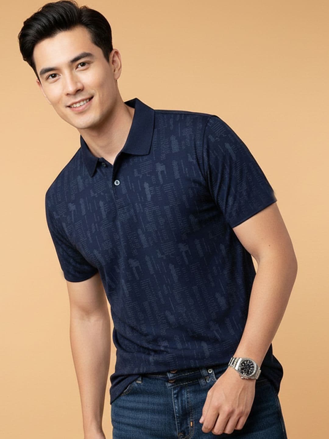 SZN Men Polo Collar T-shirt - view 1
