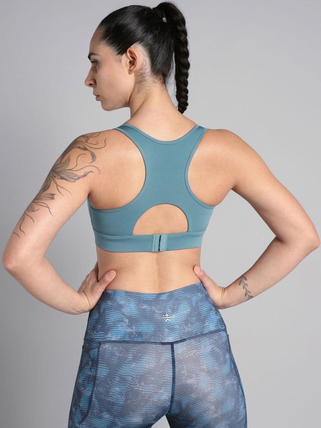 CULT Women Cult Blue Racerback Hook Bra - view 1