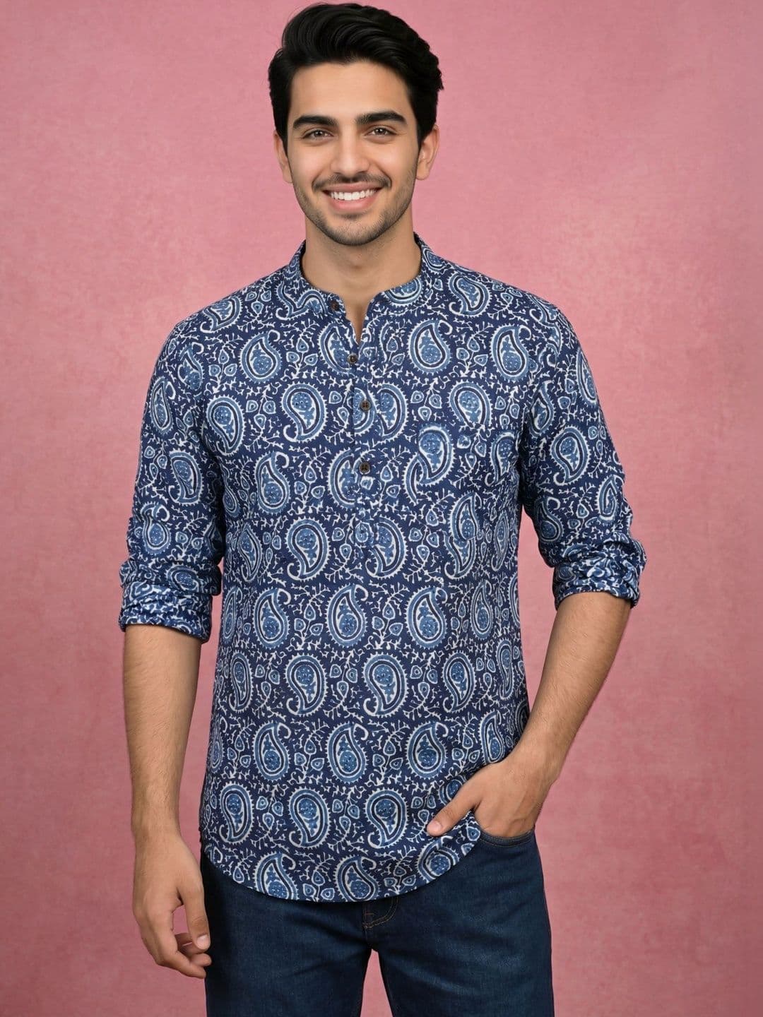 Anouk Mirage Men Printed Kurta - view 1