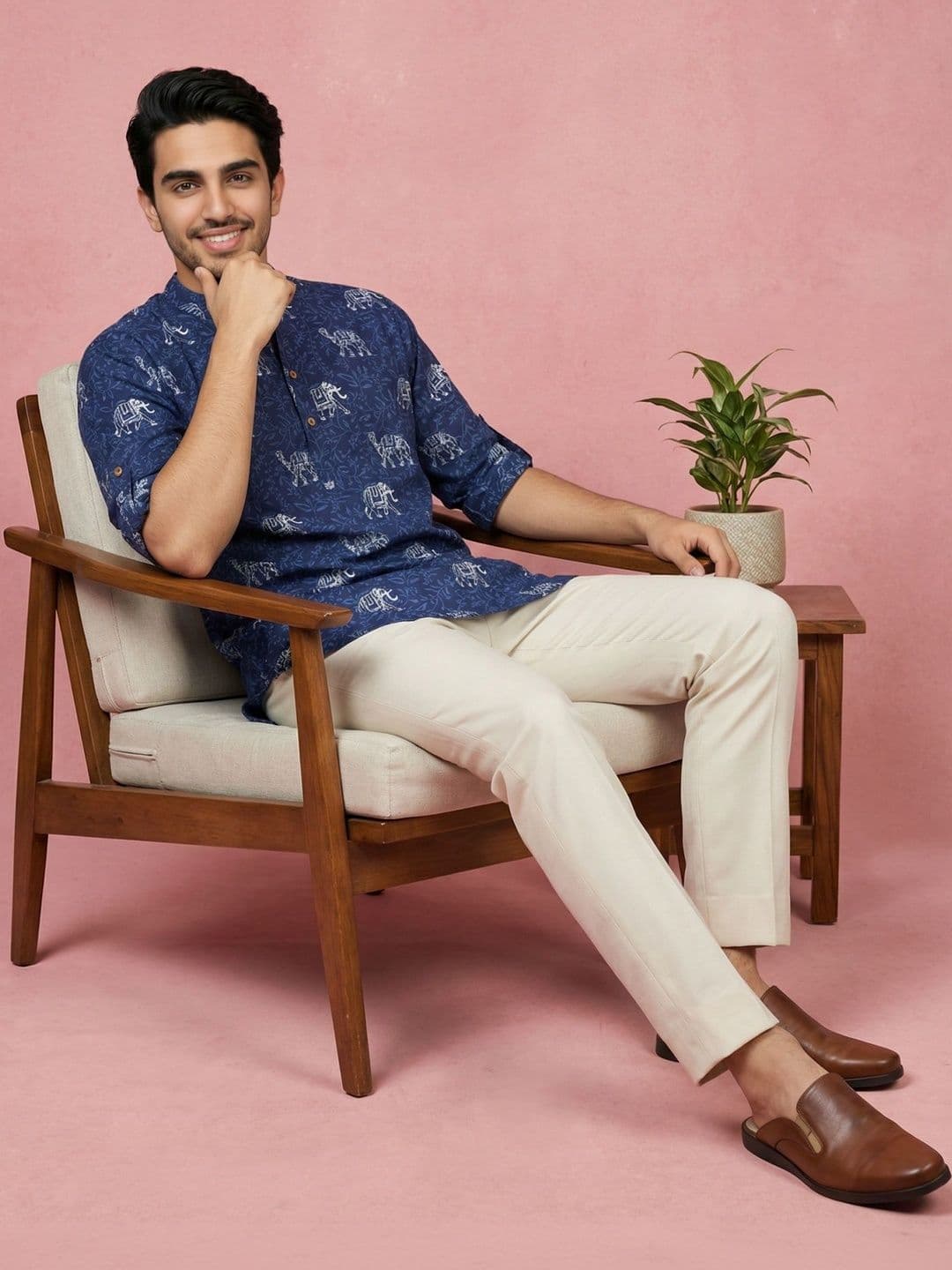 Anouk Mirage Men Printed Kurta - view 1