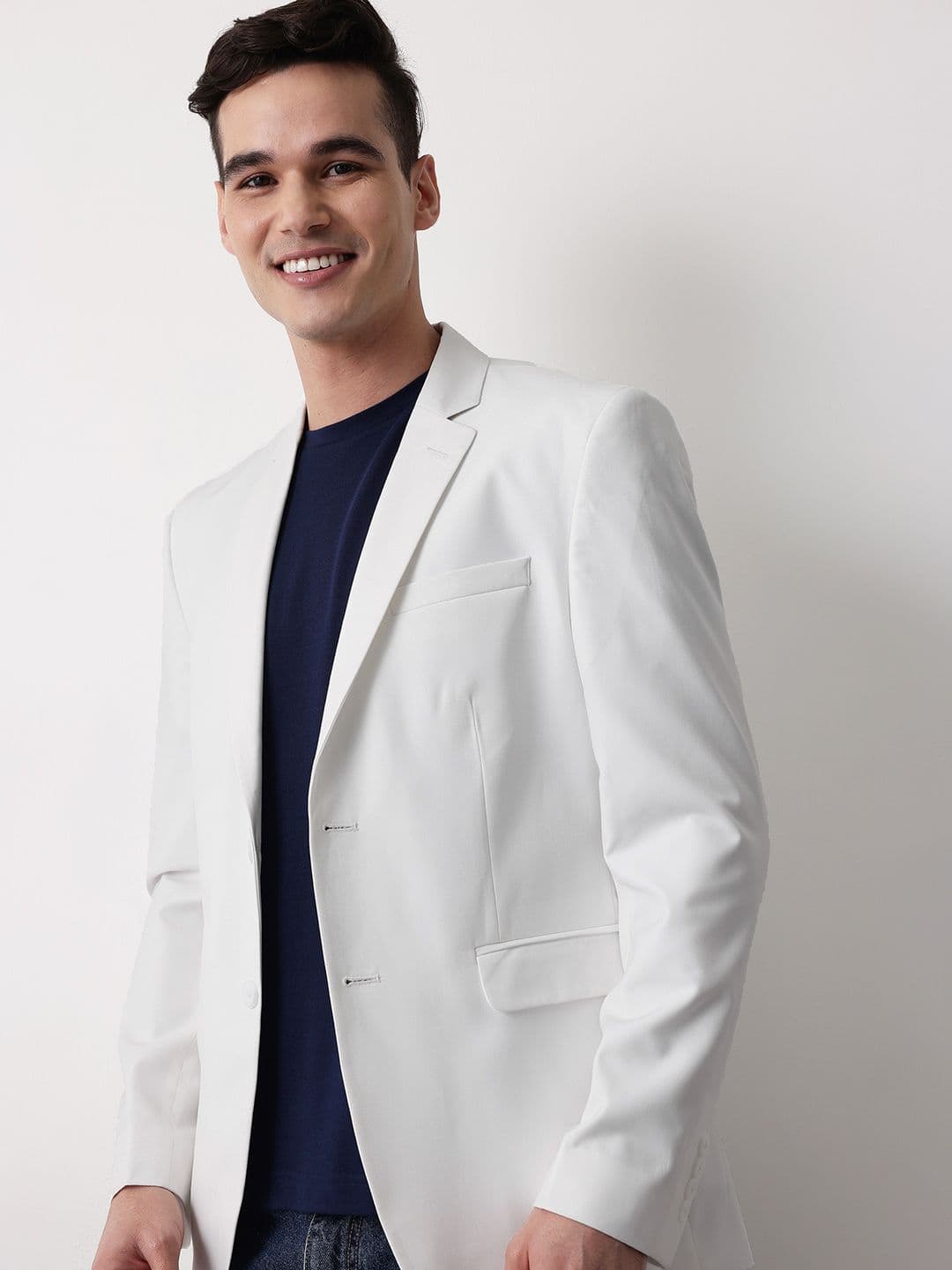 Mast & Harbour Notched Lapel Collar Single Breasted Blazer - view 1