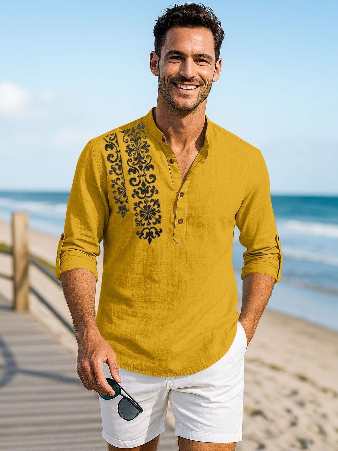 ZBIO Men Printed Kurta - view 1
