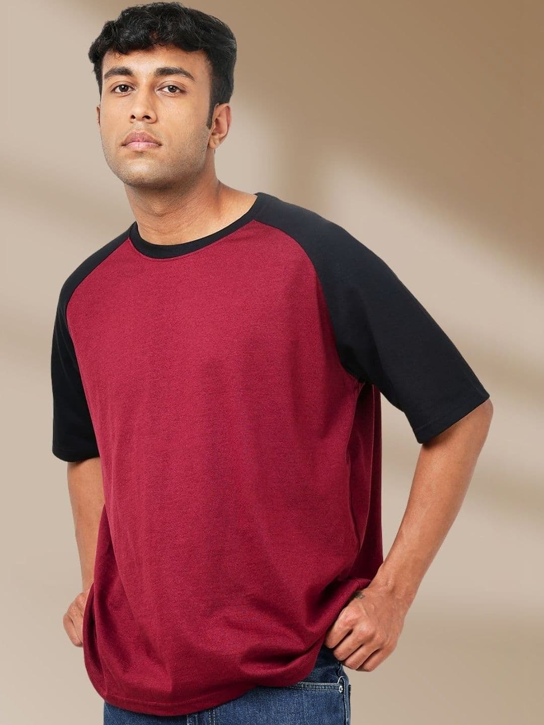 Cool Plus Men Colourblocked T-shirt - view 1
