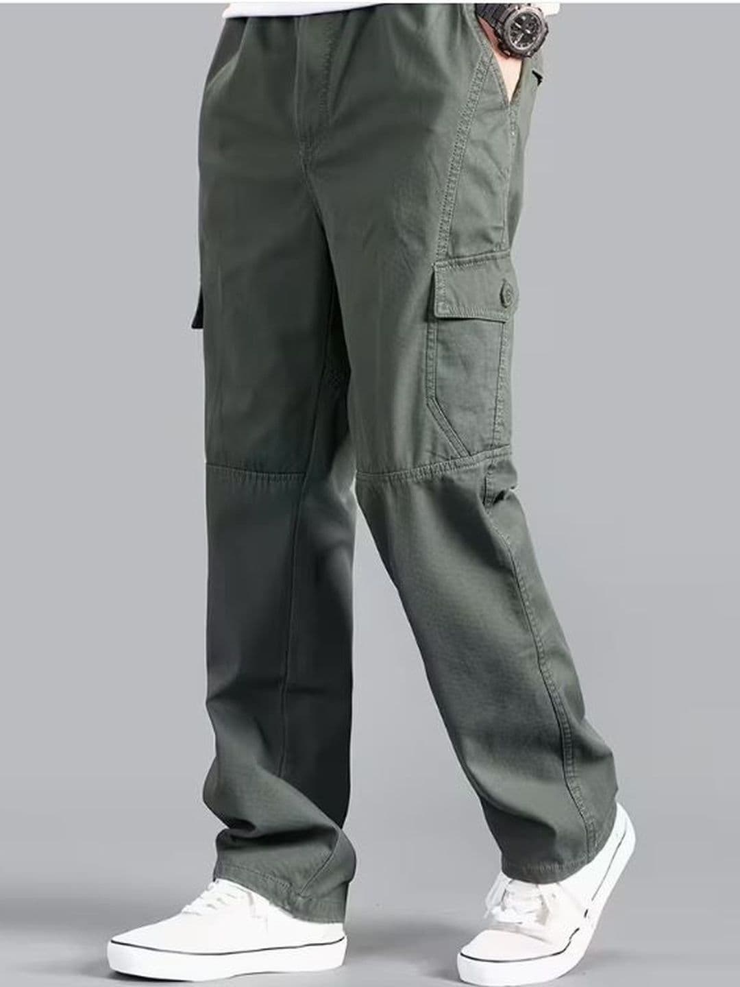 La Pajaro Men Relaxed Easy Wash Cargos Trousers - view 1