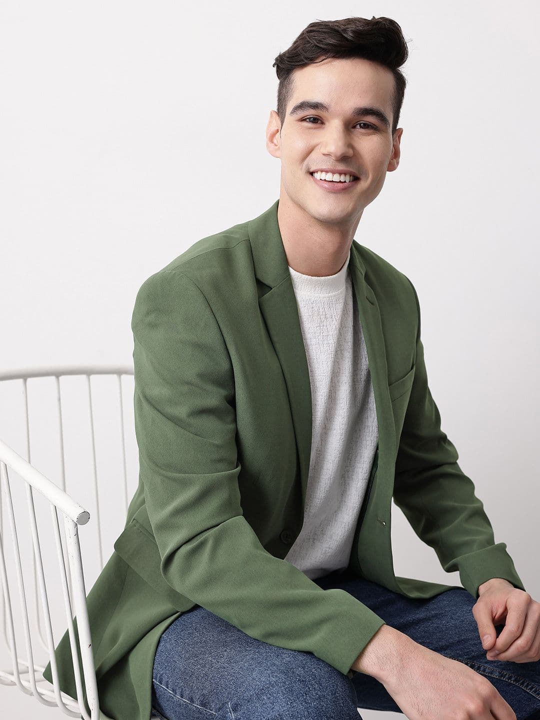 Mast & Harbour Notched Lapel Collar Single Breasted Blazer - view 1