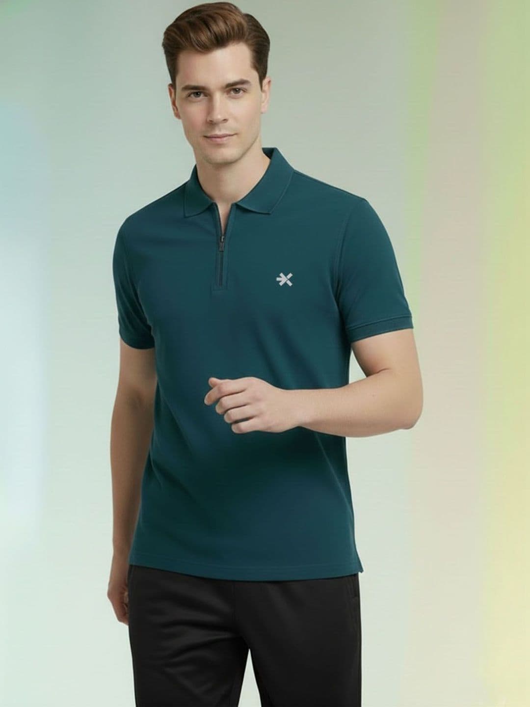 HRX by Hrithik Roshan Men Polo Collar T-shirt - view 1
