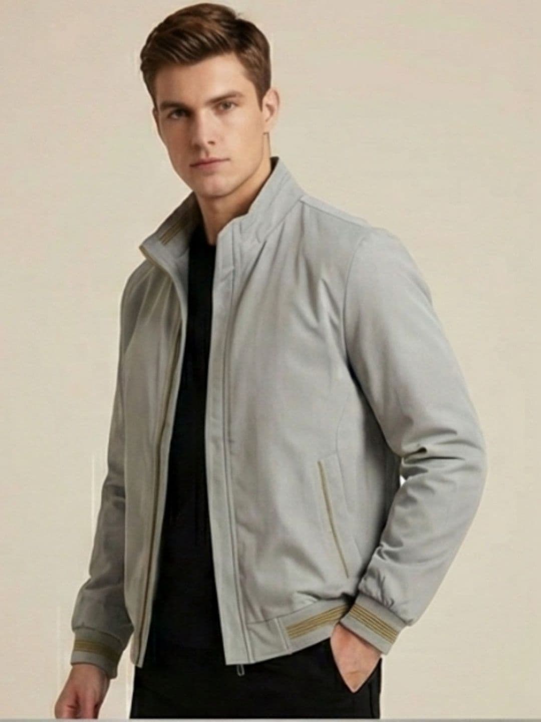 MIA FASHION Men Lightweight Bomber Jacket - view 1