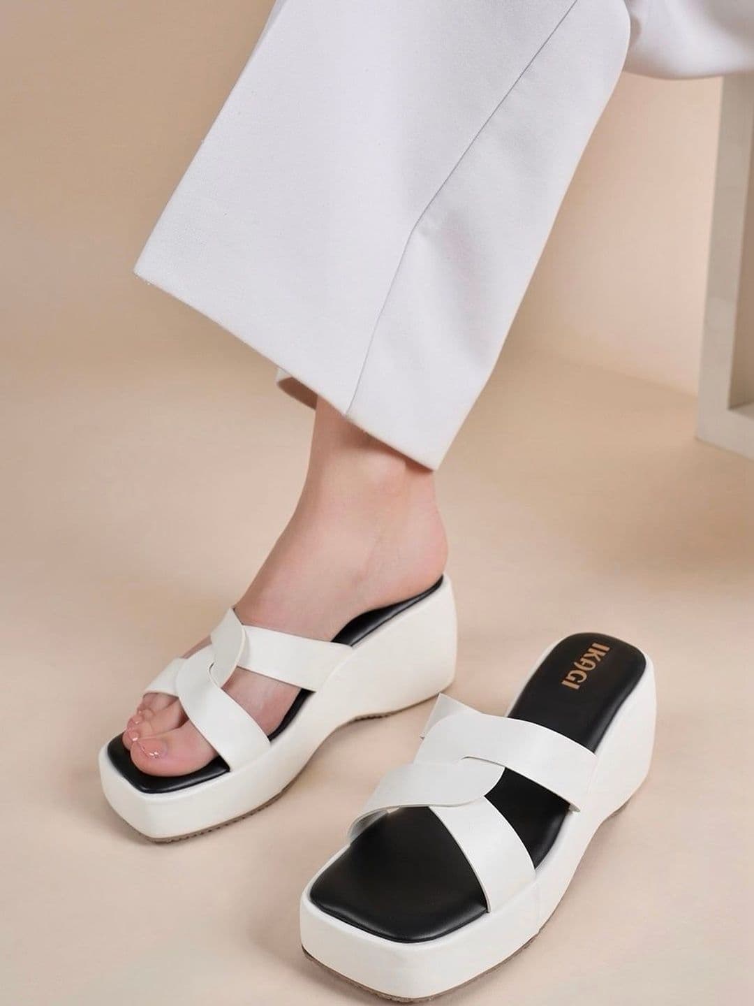 IKAGI Platform Sandals - view 1