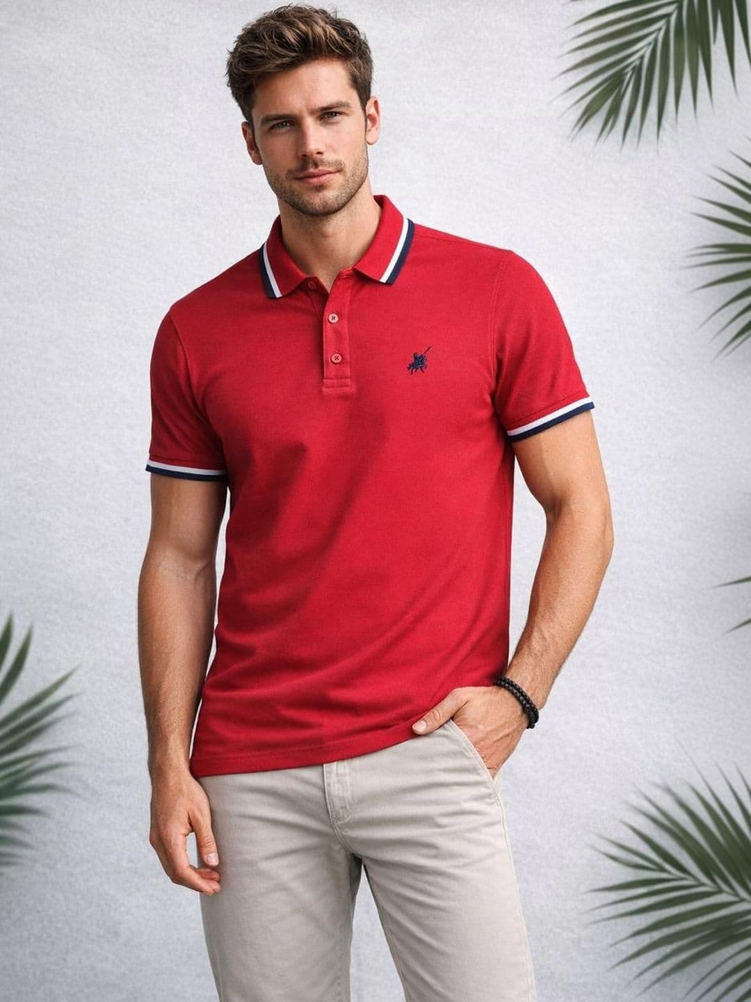 Raves Men Polo Collar Bio Finish T-shirt - view 1