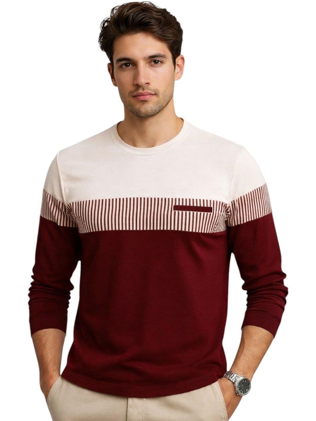 Moda Rapido Men Colourblocked Pockets T-shirt - view 1