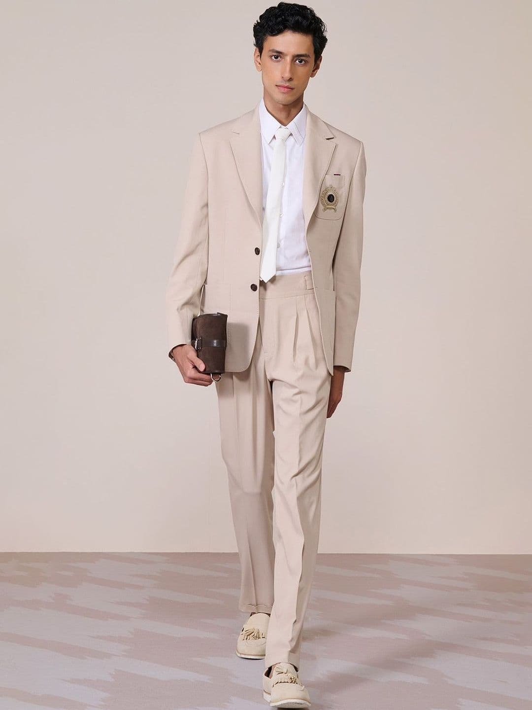 S&N by Shantnu Nikhil Men Tailored Jacket with Embroidered - view 1