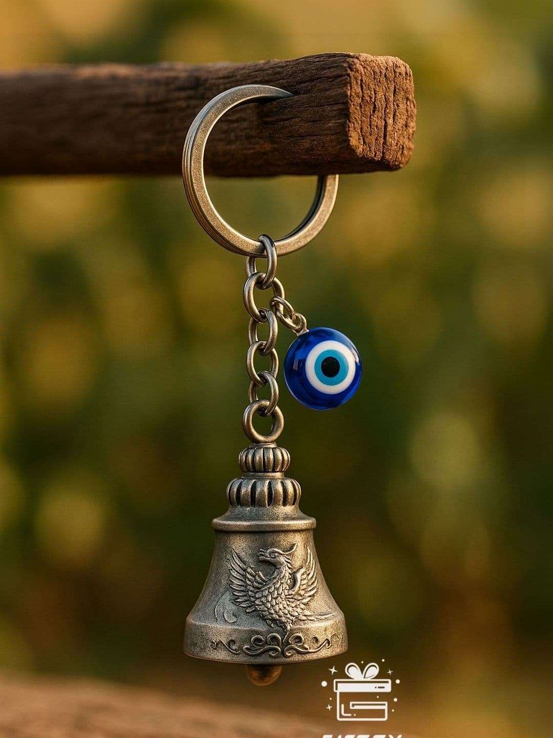 GT Gala Time Falcon Textured Bell Key chain - view 1