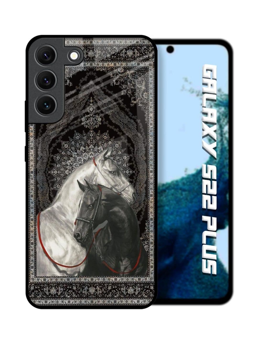 QRIOH Abstract Printed Samsung Galaxy S22 Plus Back Case Mobile Accessories - view 1