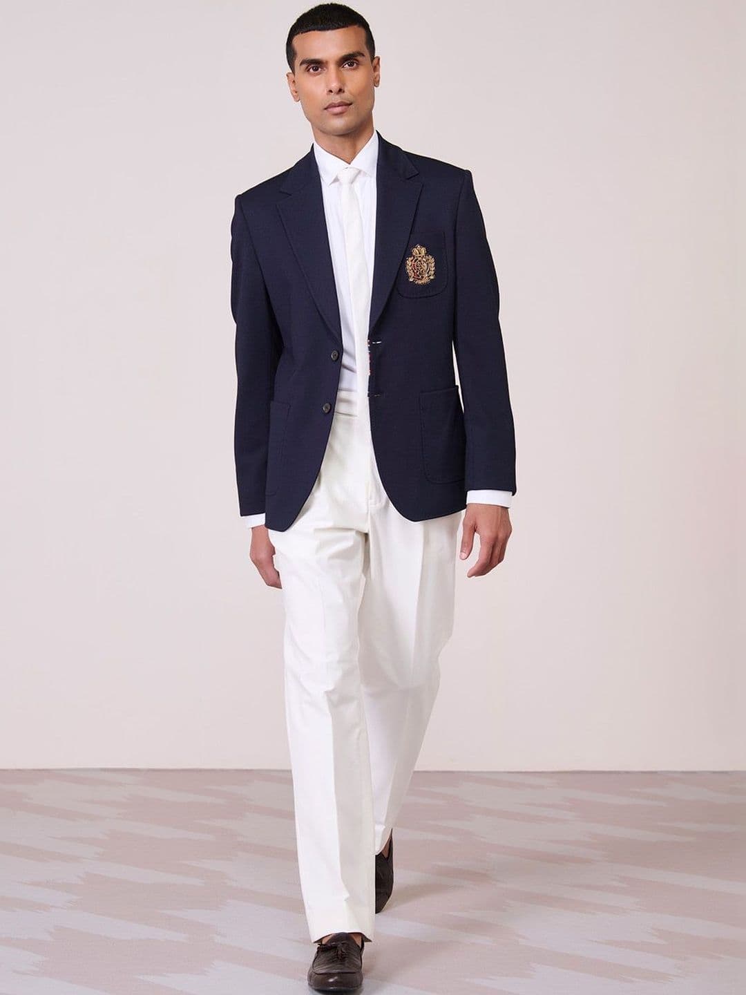 S&N by Shantnu Nikhil Men Tailored Jacket with Embroidered - view 1