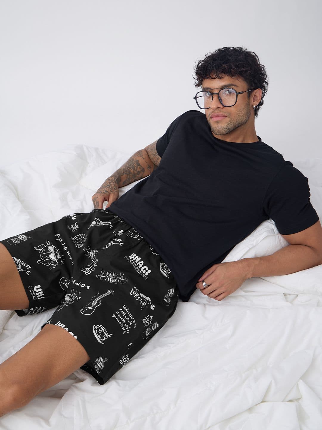 The Souled Store Men Friends Black Boxers - view 1