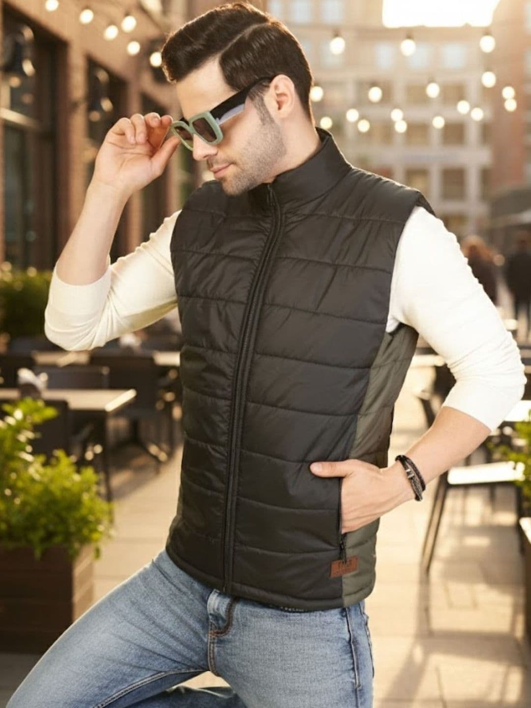 Metronaut Men Colourblocked Insulator Puffer Jacket - view 1
