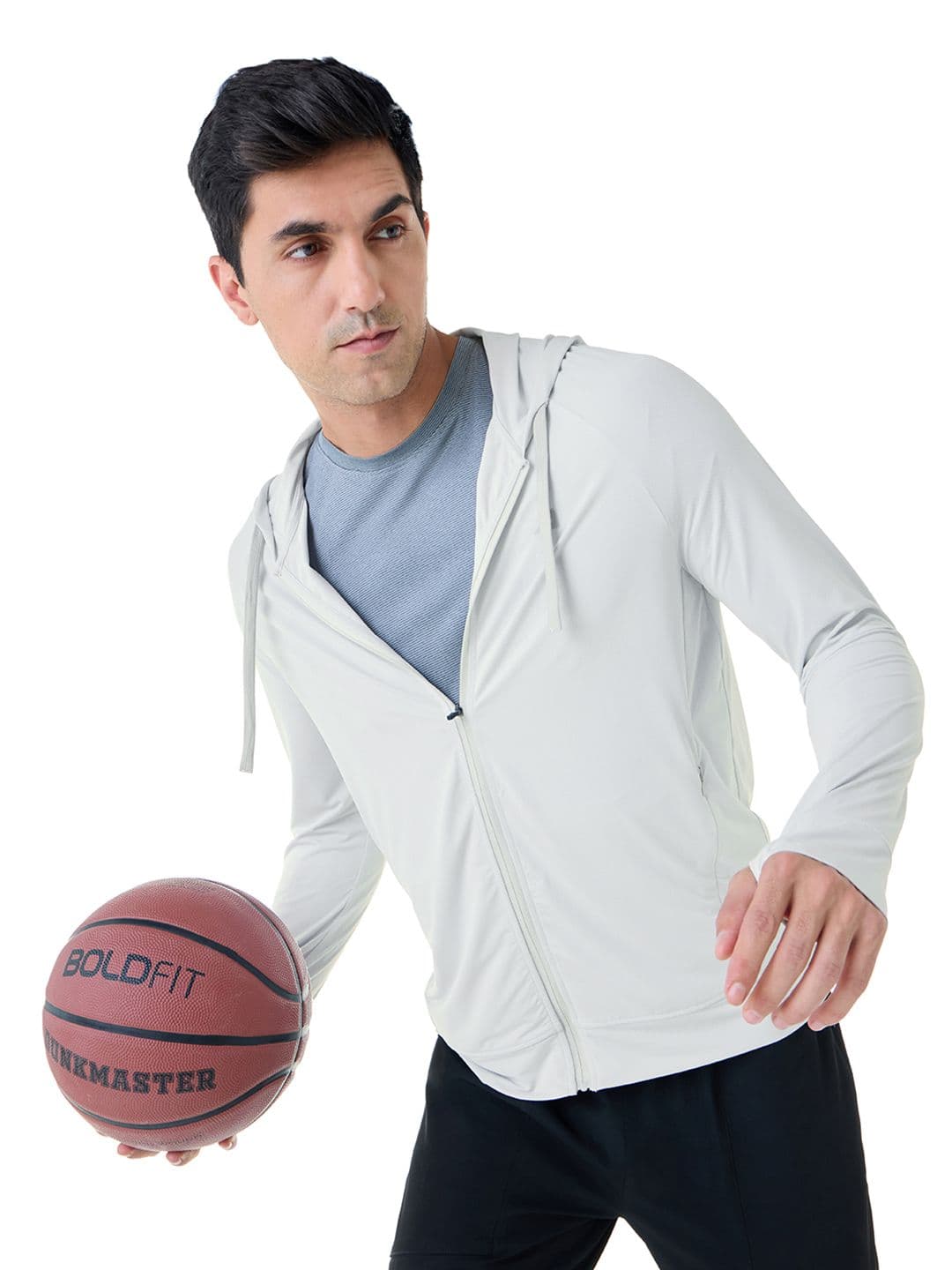 BOLDFIT Men Hooded Lightweight Outdoor UV Protection Sporty Jacket - view 1