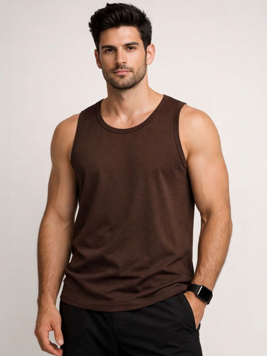 Diwazzo Cotton Blend Tank - view 1