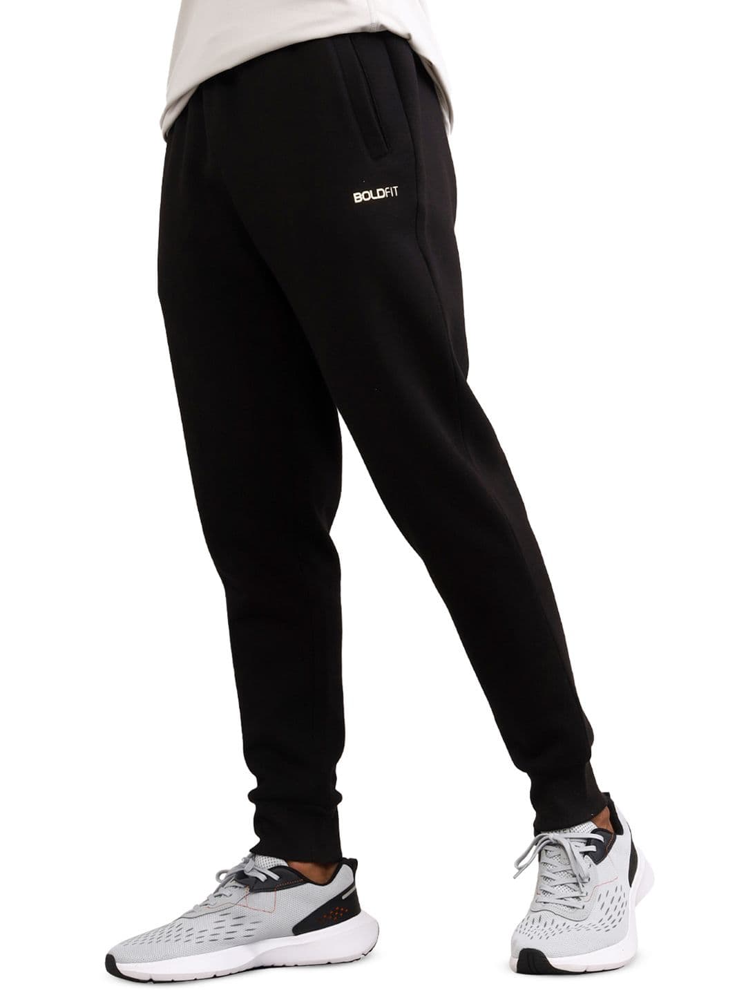 BOLDFIT Men Cotton Mid-Rise Slim-Fit Joggers - view 1
