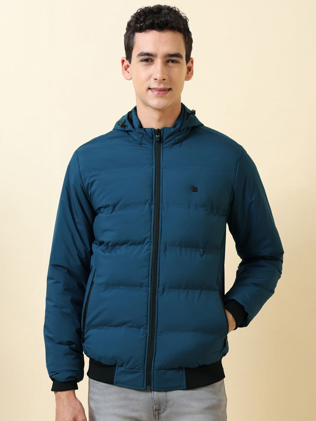 Allen Solly Puffer Jacket with Detachable Hood - view 1