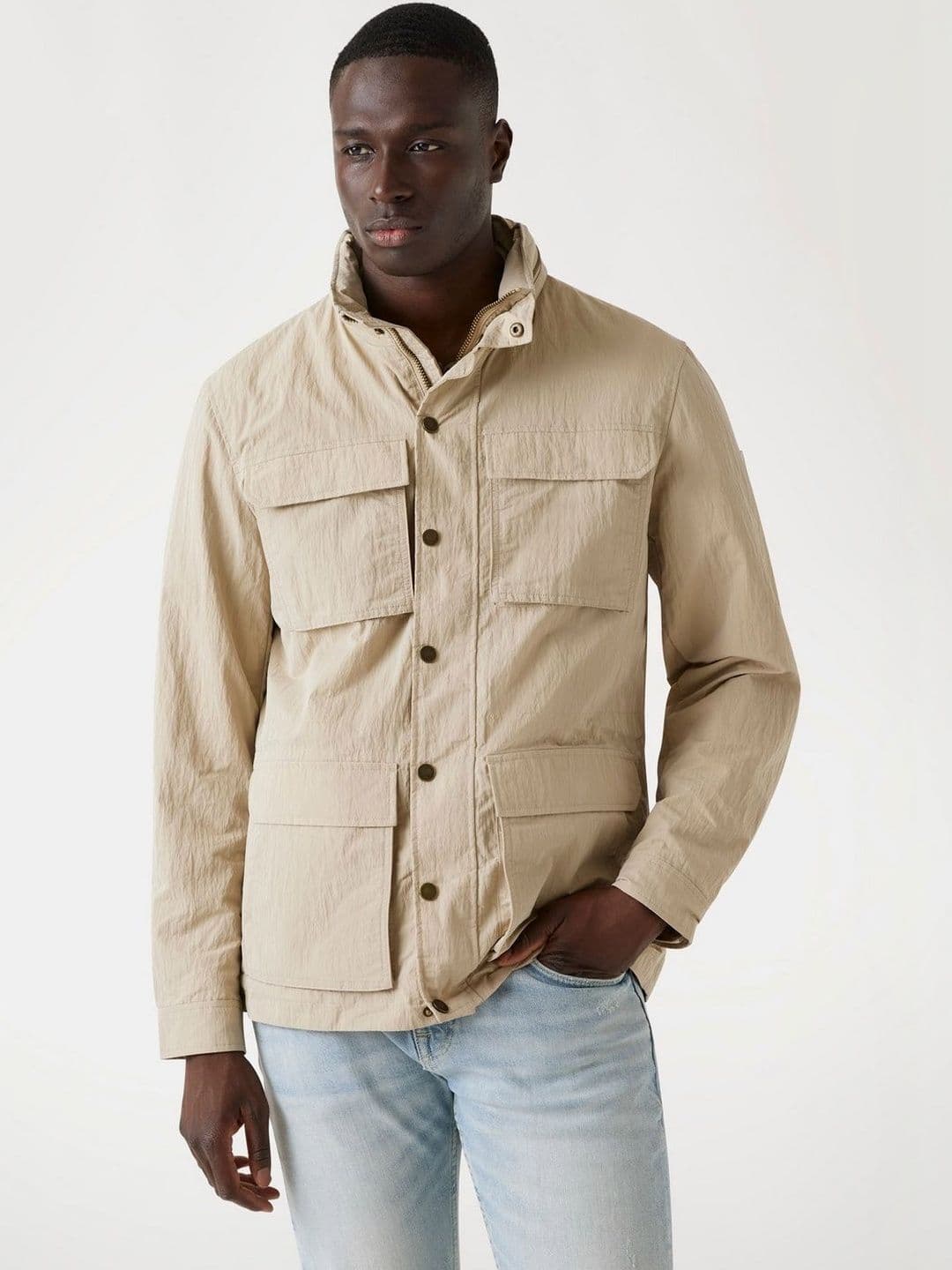 GUESS Men Lightweight Open Front Jacket - view 1