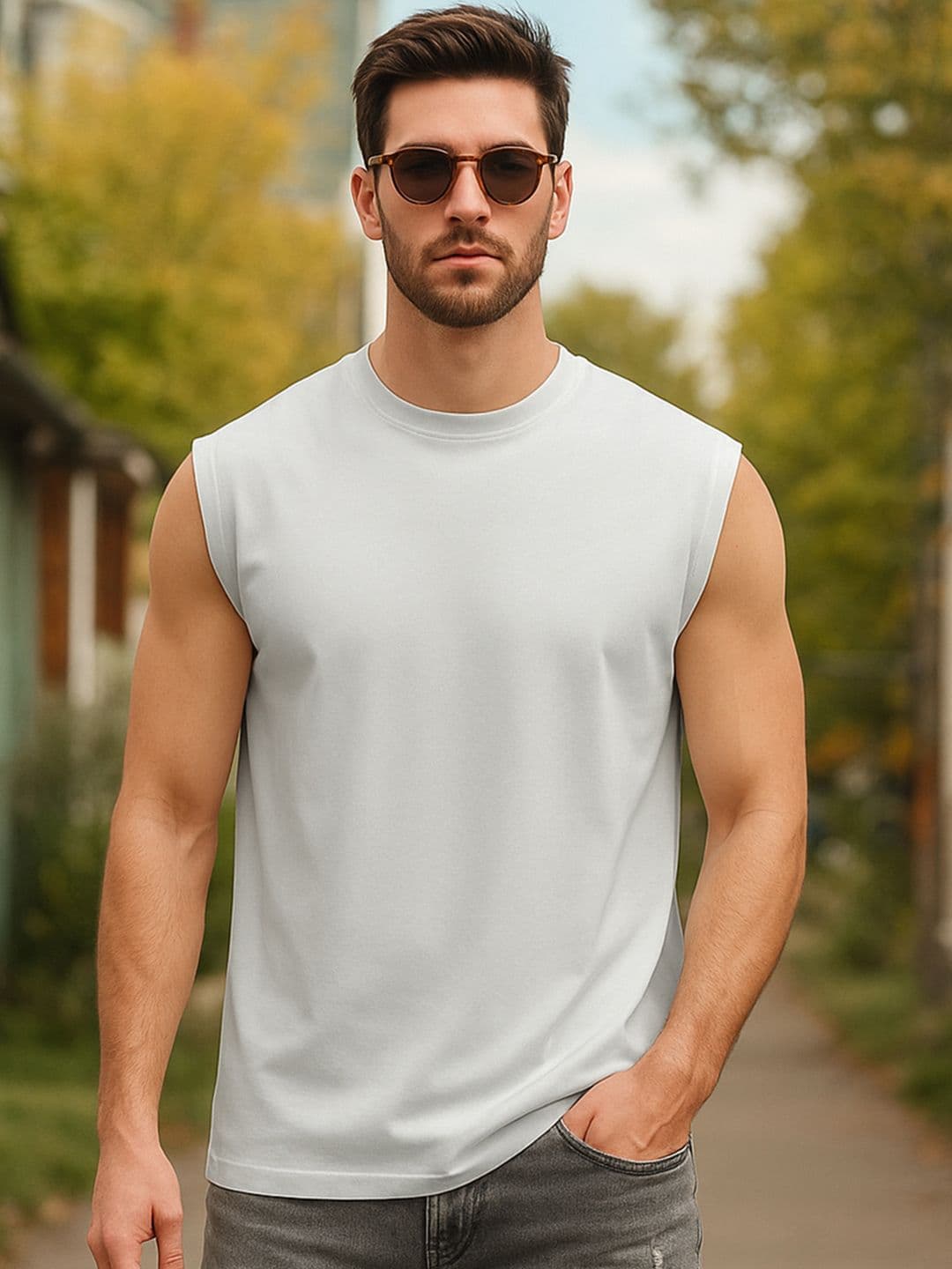 Bewakoof Boxy Pure Cotton Innerwear Vests - view 1