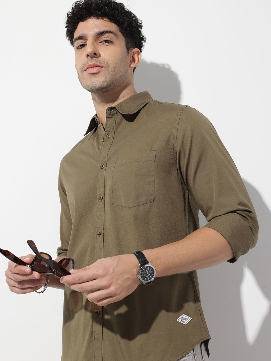 The Roadster Life Co. Pure Cotton Casual Shirt - view 1