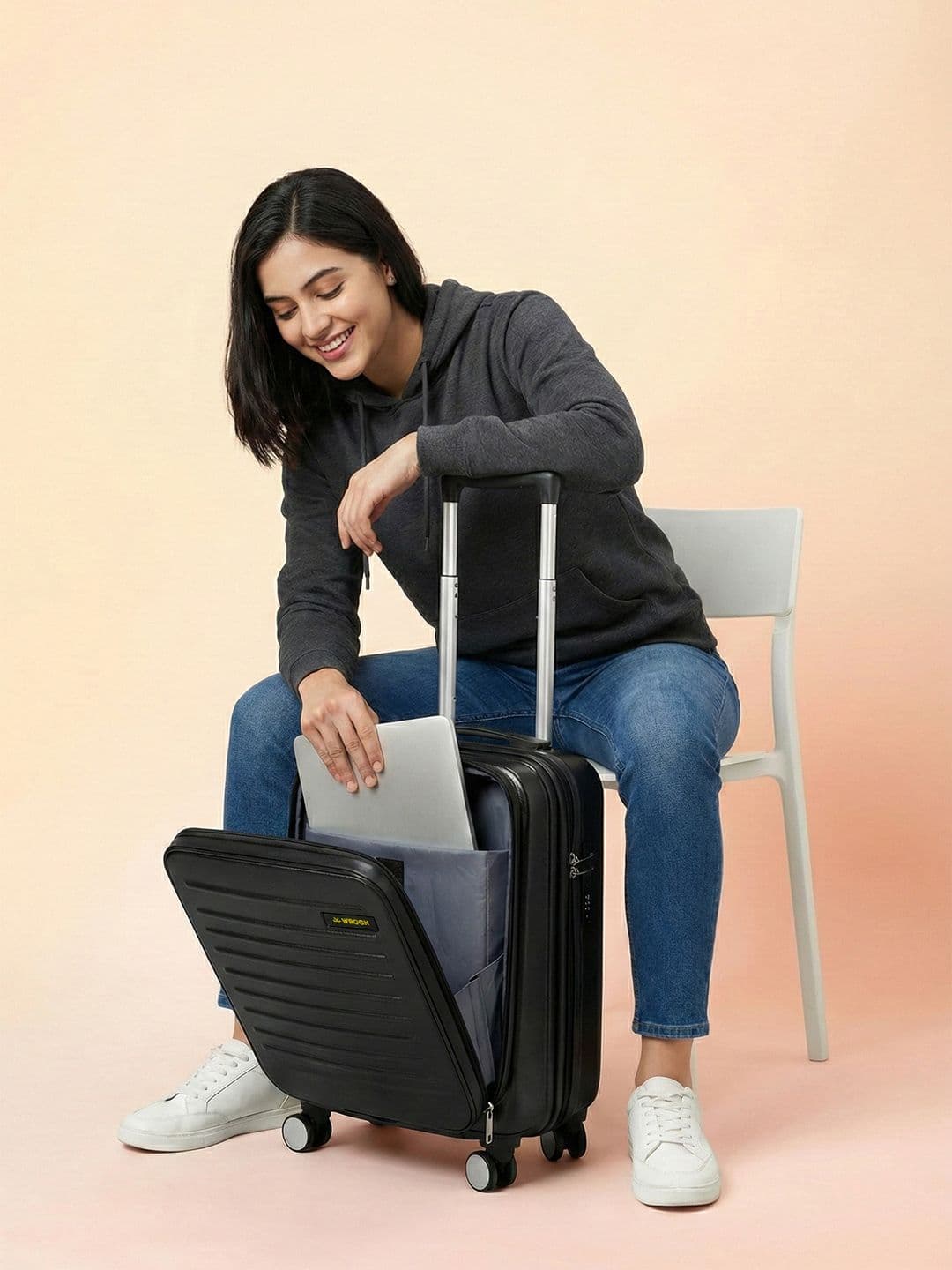 WROGN Kangaroo Hard Shell Cabin Trolley - 37L - view 1