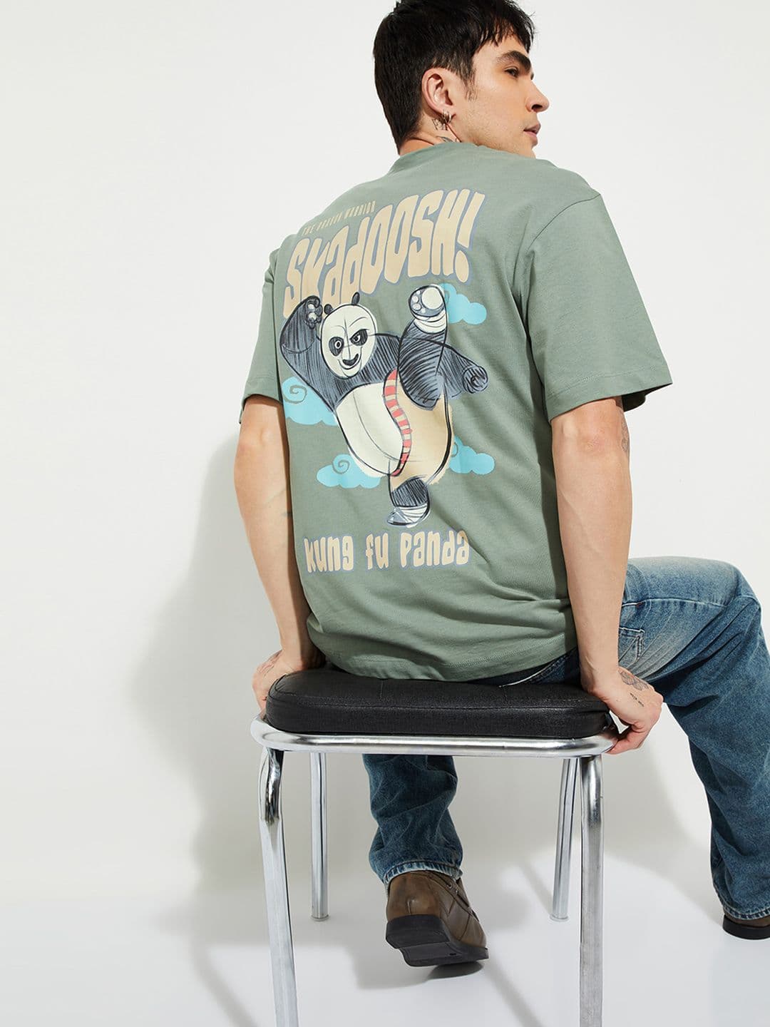 max Men Kung Fu Panda Printed T-shirt - view 1
