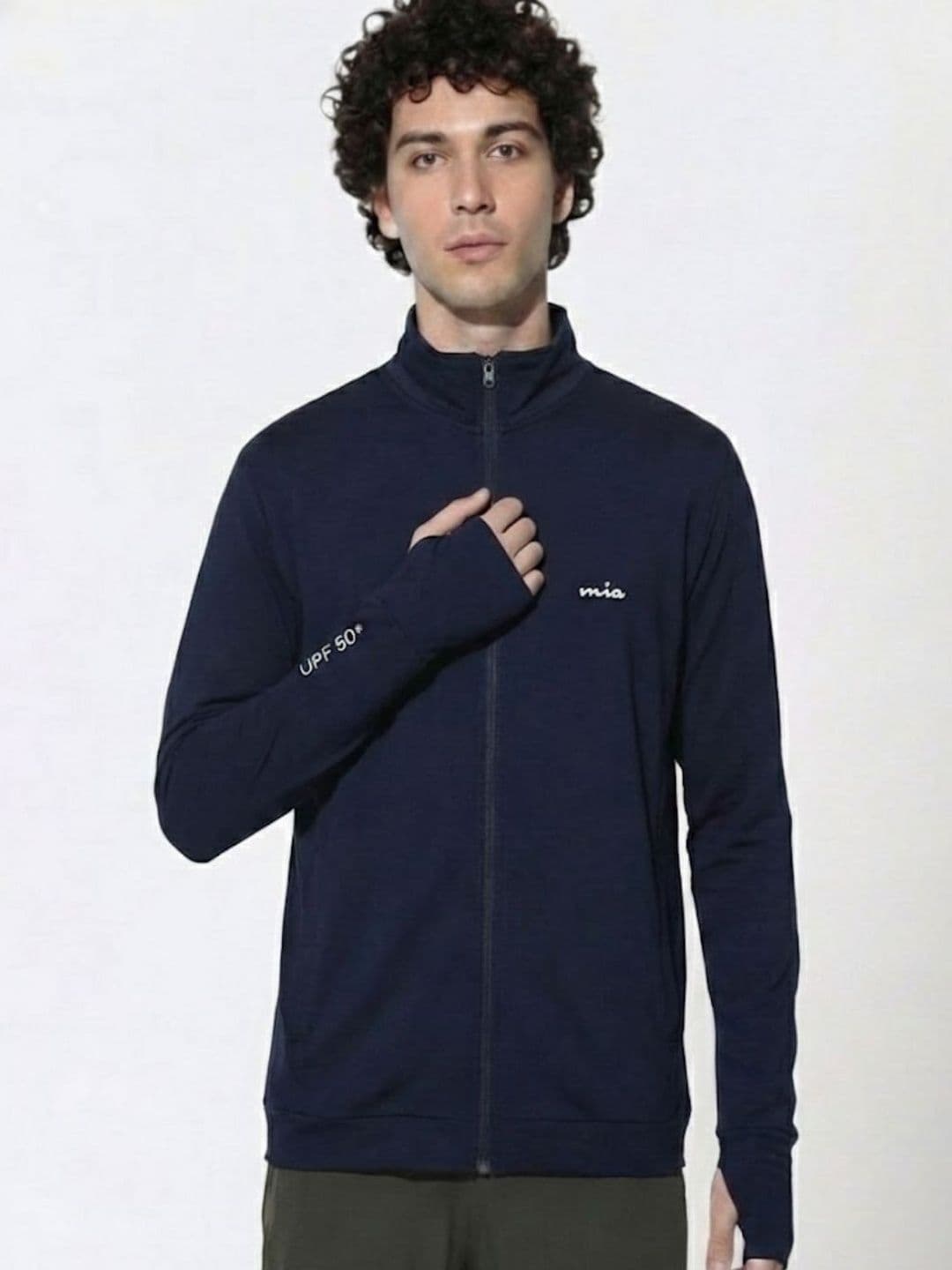 MIA FASHION Men Lightweight Long Sleeves Outdoor Knitted Jacket - view 1